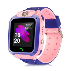 Riff Q12 See Me Wi-Fi / Sim GPS Отслеживания Детские часы с звонком чатом и камерой Розовый цена и информация | Смарт-часы (smartwatch) | hansapost.ee