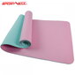 Treening- ja joogamatt SportVida Eco, (183 х 61 х 0,4 cm) roosa/sinine hind ja info | Joogamatid | hansapost.ee