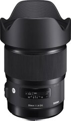 Sigma 20мм f/1.4 DG HSM Art объектив для Nikon цена и информация | Объективы | hansapost.ee