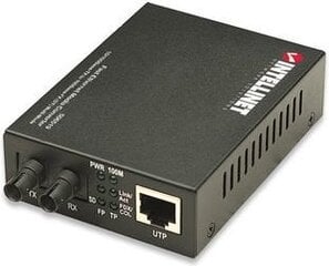Медиаконвертер Intellinet 10/100Base-TX RJ45 - 100Base-FX ST MM 1310nm цена и информация | Intellinet Сетевое оборудование | hansapost.ee