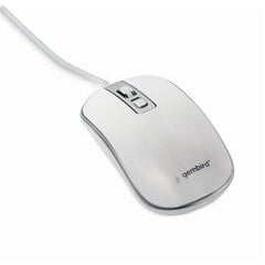 Gembird MUS-4B-06-WS, белый цвет цена и информация | Компьютерные мыши | hansapost.ee