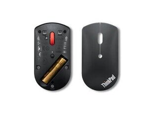 Lenovo ThinkPad Bluetooth Silent Mouse w/o battery Black price and information | Arvutihiired | hansapost.ee