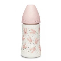 Pudel Suavinex 270 ml, Rabbit Pink цена и информация | Бутылочки и аксессуары | hansapost.ee