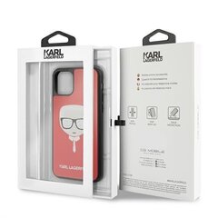 Karl Lagerfeld KLHCN65DLHRE, telefonile iPhone 11 Pro, punane hind ja info | Telefonide kaitsekaaned ja -ümbrised | hansapost.ee