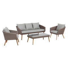 Комплект NORWAY (диван, 2 кресла, журнальный столик) цена и информация | Комплекты уличной мебели | hansapost.ee