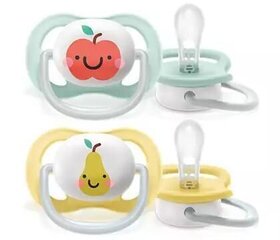 Lutt Philips Avent Ultra Air, 0-6 kuud, SCF080/17, 2 tk. price and information | Pacifiers | hansapost.ee