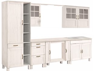 Набор мебели для кухни из 8 частей Notio Living Dennis 60, белый цвет цена и информация | Кухонные гарнитуры | hansapost.ee