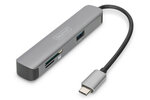 Док-станция DIGITUS USB-C Dock, 4K/30Hz HDMI/2x USB-A /SD/MicroSD