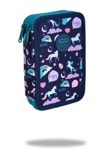 Форменный пенал с двумя отделениями, с принадлежностями CoolPack Jumper 2 Dinosaurs D066330 цена и информация | Пеналы | hansapost.ee