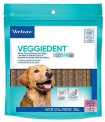 VIRBAC Veggiedent Fresh жевательные лакомства для собак весом более 30 кг, L, 15 шт. цена и информация | Virbac Товары для животных | hansapost.ee