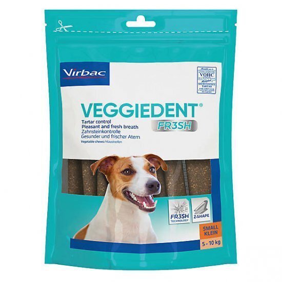 VIRBAC Veggiedent Fresh S (5-10 kg) koertele, 15 tk. price and information | Koerte maiused | hansapost.ee