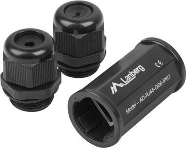 Lanberg AD-RJ45-OS6-IP67 hind ja info | USB adapterid ja jagajad | hansapost.ee