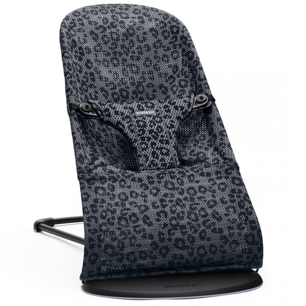 Lamamistool Babybjörn Bliss Mesh, anthracite/leopard hind ja info | Beebi lamamistoolid | hansapost.ee