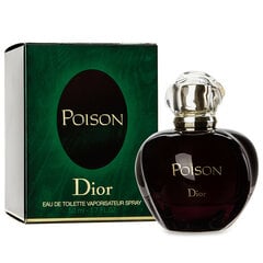 Tualettvesi Dior Poison Edt naistele, 50 ml hind ja info | Parfüümid naistele | hansapost.ee