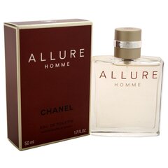 Chanel Allure Homme Edt, 50 ml hind ja info | Parfüümid meestele | hansapost.ee