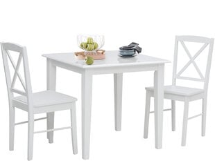 Комплект мебели для столовой Notio Living Flik/Sori 80, белый цена и информация | Комплекты мебели для столовой | hansapost.ee