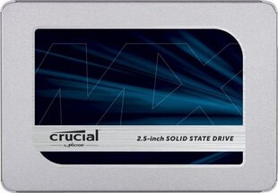 Внутренний жесткий диск Crucial CT4000MX500SSD1 цена и информация | Внутренние жёсткие диски (HDD, SSD, Hybrid) | hansapost.ee