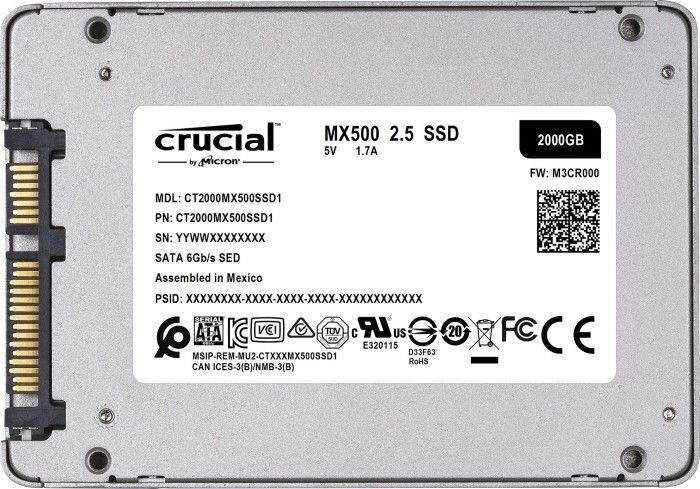 Crucial CT4000MX500SSD1 sisemine kõvaketas hind ja info | Sisemised kõvakettad | hansapost.ee