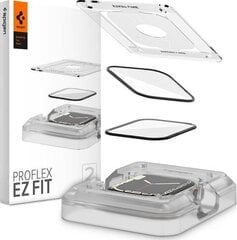 Spigen hübriid kaitseklaas ProFlex EZ Fit kellale Apple Watch Series 7 (41mm) ja Apple Watch Series 8 (41 mm) price and information | Accessories and accessories for smartwatches | hansapost.ee