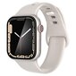 Spigen hübriid kaitseklaas ProFlex EZ Fit kellale Apple Watch Series 7 (41mm) ja Apple Watch Series 8 (41 mm) hind ja info | Nutikellade aksessuaarid ja tarvikud | hansapost.ee