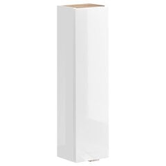 Vannitoakapp Hakano Barios, 20x75 cm, valge/pruun цена и информация | Шкафчики для ванной | hansapost.ee