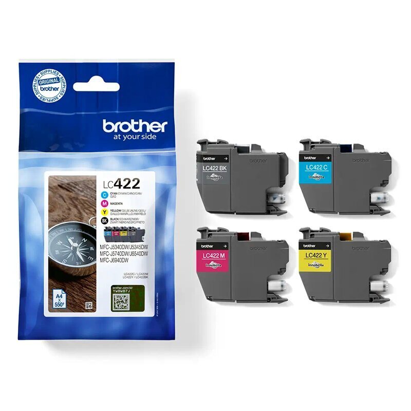 Brother LC422VALDR, erinevad värvid цена и информация | Tindiprinteri kassetid | hansapost.ee