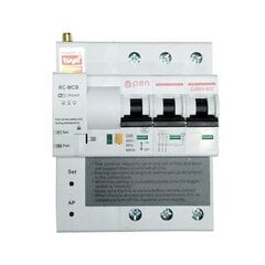 Умный 3-канальный переключатель TUYA Wi-Fi, RS485, 63A цена и информация | Выключатели, розетки | hansapost.ee