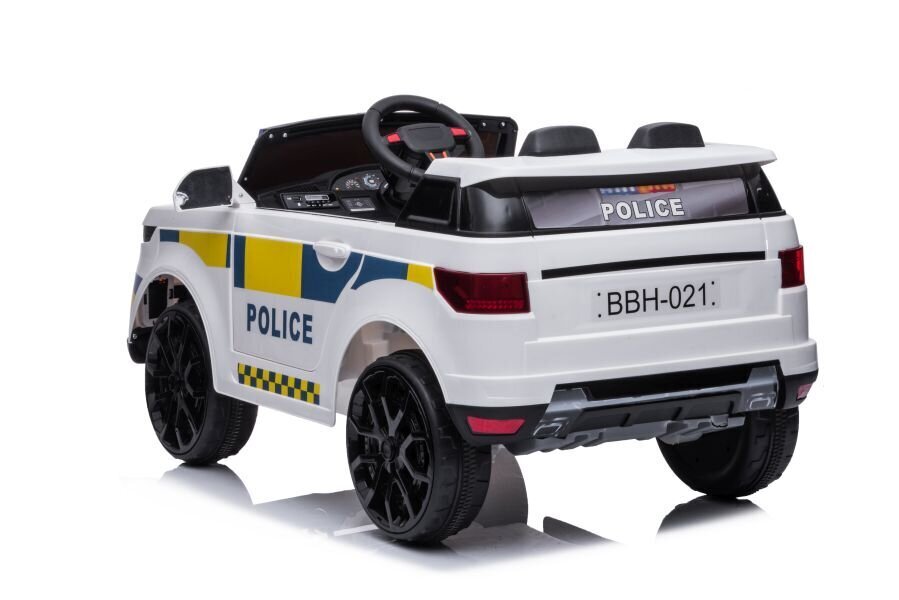Elektriauto lastele BBH-021 Police, valge hind ja info | Laste elektriautod | hansapost.ee