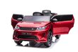 Elektriauto lastele Range Rover, punane lakitud цена и информация | Laste elektriautod | hansapost.ee