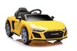 Elektriauto lastele Audi R8 Lift A300, kollane hind ja info | Laste elektriautod | hansapost.ee