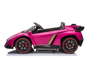 Kahekohaline laste elektriauto Lamborghini Veneno, roosa hind ja info | Laste elektriautod | hansapost.ee