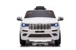 Elektriauto lastele Jeep Grand Cherokee JJ2055, valge hind ja info | Laste elektriautod | hansapost.ee