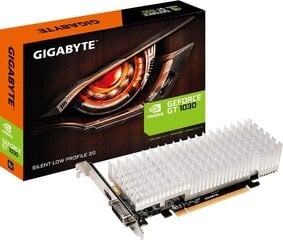 Gigabyte GeForce GT 1030 Silent Low Profile 2GB GDDR5 (64 Bit), DVI-D, HDMI, BOX (GV-N1030SL-2GL) цена и информация | Видеокарты | hansapost.ee