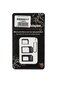 GSM0517 Nano SIM 3in1 adapter, must цена и информация | USB adapterid ja jagajad | hansapost.ee