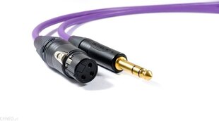 Melodika Jack 6.3mm - XLR 1m hind ja info | Juhtmed ja kaablid | hansapost.ee