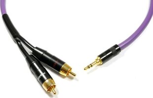 Melodika Jack 3.5mm - RCA (Cinch) x2 6m hind ja info | Juhtmed ja kaablid | hansapost.ee