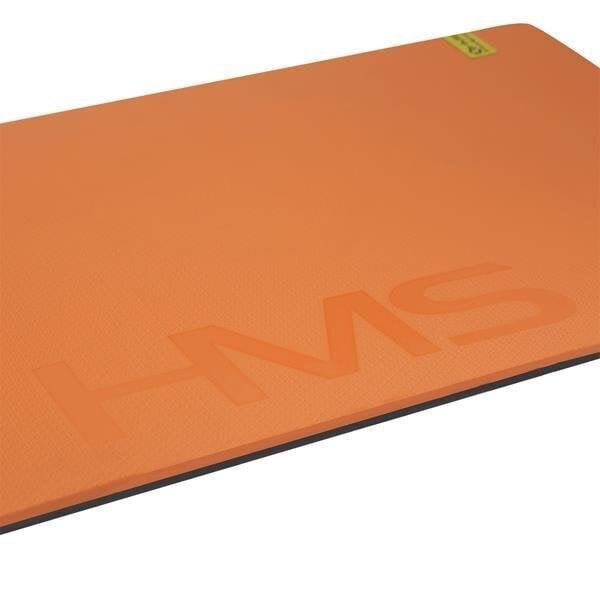 Võimlemismatt HMS Premium MFK01 TPE 110x55x1,5 cm, oranž/must цена и информация | Joogamatid | hansapost.ee