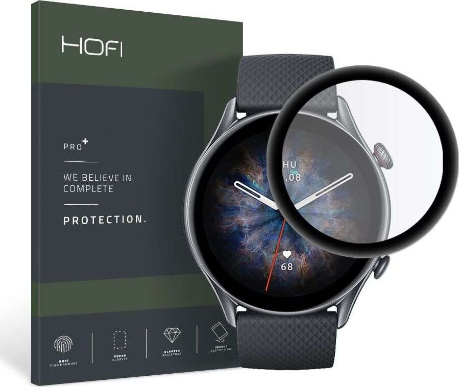 Hofi Glass HOFI166BLK hind ja info | Nutikellade aksessuaarid ja tarvikud | hansapost.ee