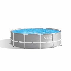 Каркасный бассейн Intex Prism Frame, 366x99 см, с 12 В фильтром цена и информация | Бассейны | hansapost.ee