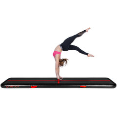 Õhkmadrats Gymstick Air Track 300 x 100 x 10cm, must-punane price and information | Yoga mats | hansapost.ee