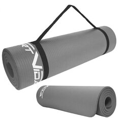 SportVida NBR Нескольский коврик для тренировок Фитнеса и Ийоги (180x60x1cm) Серый цена и информация | Коврики для йоги, фитнеса | hansapost.ee