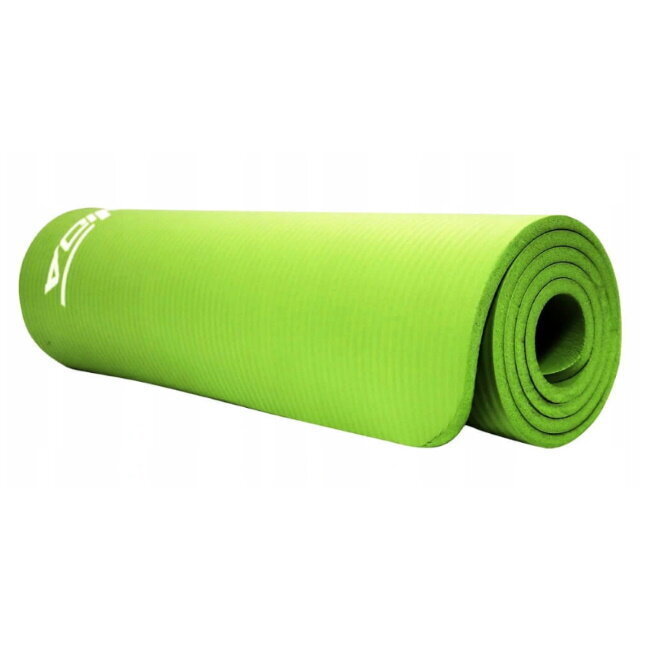 Treeningmatt SportVida NBR Non-Slip Exercise Mat 180x60x1 cm, roheline hind ja info | Joogamatid | hansapost.ee