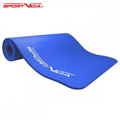 Treeningmatt SportVida 180x60x1,5 cm, sinine hind ja info | Joogamatid | hansapost.ee