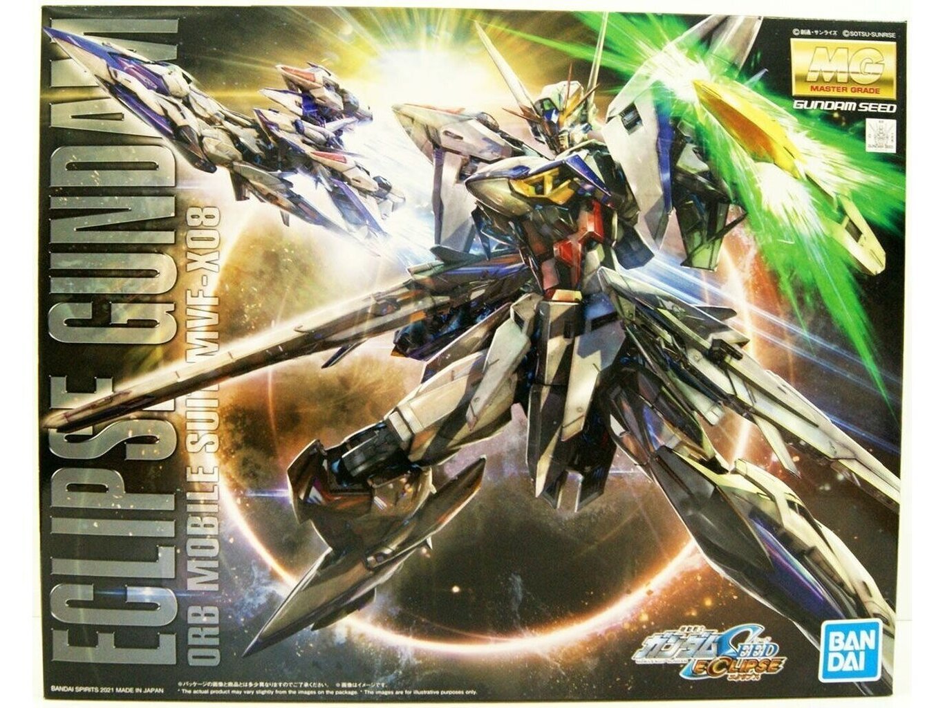 Bandai - MG Eclipse Gundam ORG Mobile Suit MFV-X08, 1/100, 61919 цена и информация | Klotsid ja konstruktorid | hansapost.ee