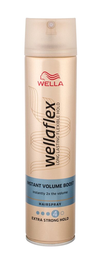 Juukselakk Wella Wellaton Wellaflex Long Lasting Flexible Hold 4 Instant Volume Boost 250 ml hind ja info | Juuste viimistlusvahendid | hansapost.ee