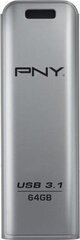 PNY FD64GESTEEL31G-EF цена и информация | USB накопители | hansapost.ee