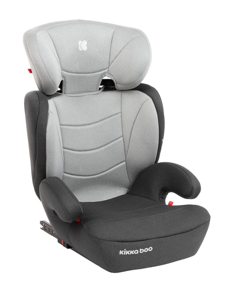 Turvatool Kikkaboo Amaro ISOFIX, 15-36 kg, Light Grey цена и информация | Turvatoolid ja turvahällid | hansapost.ee