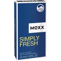 Tualettvesi Mexx simply fresh EDT naistele, 50ml hind ja info | Parfüümid naistele | hansapost.ee