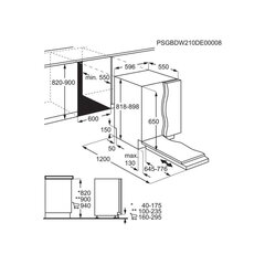 AEG FSB5360CZ hind ja info | Nõudepesumasinad | hansapost.ee