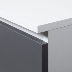 Письменный стол NORE A6, левый вариант, серый цвет цена и информация | Компьютерные, письменные столы | hansapost.ee